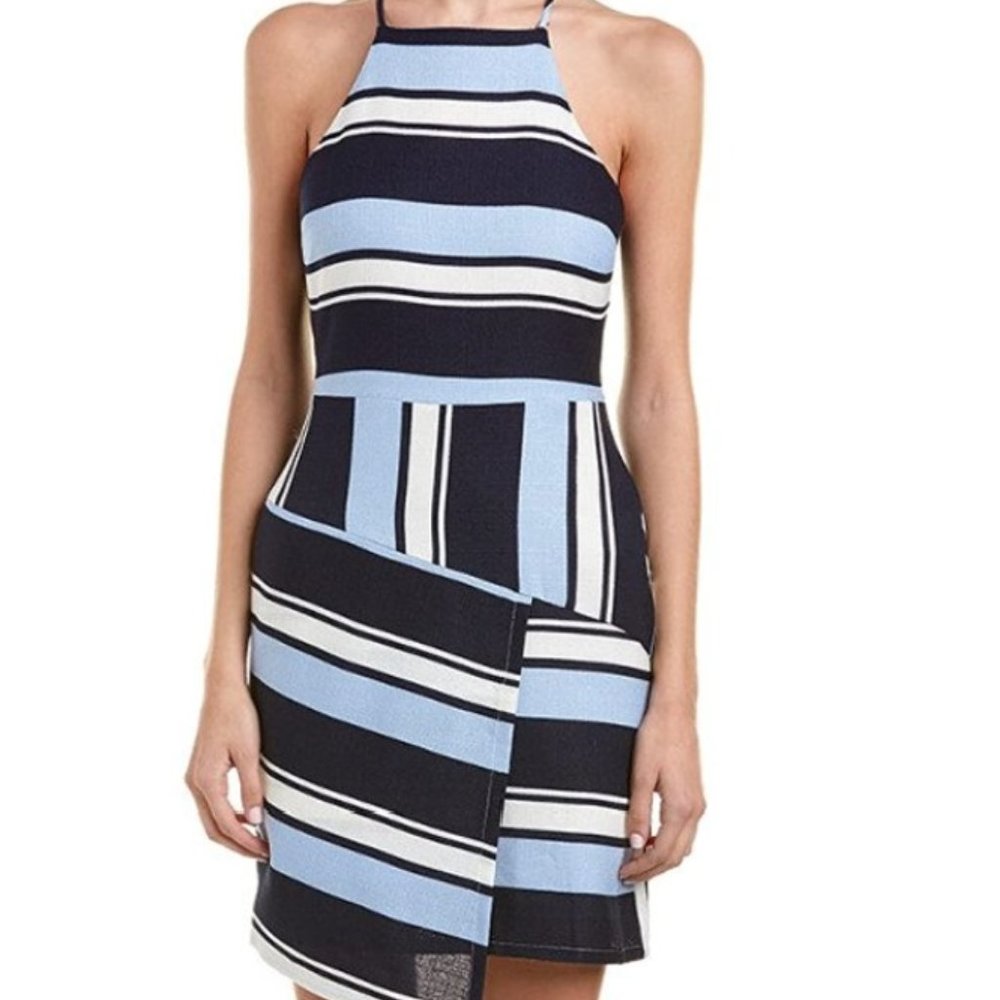 J.O.A. Striped Mini Dress